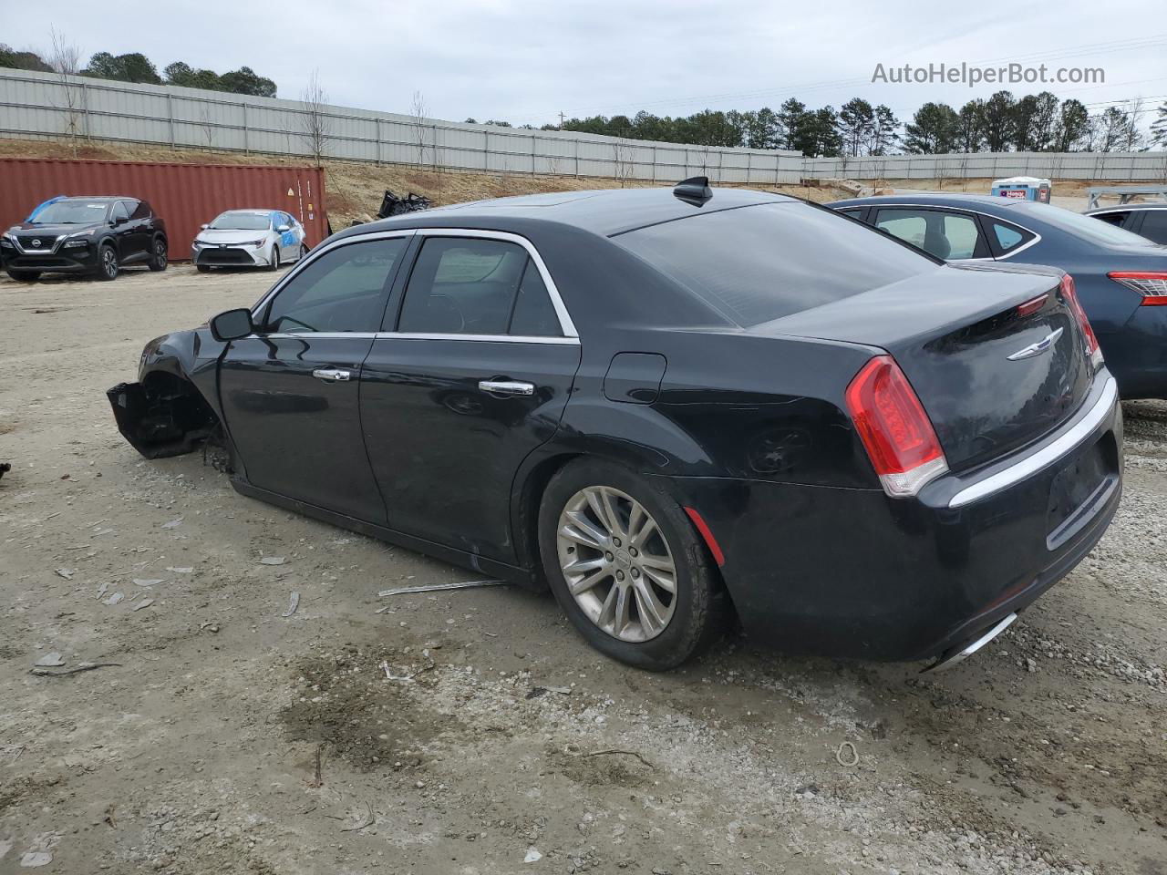 2017 Chrysler 300c  Черный vin: 2C3CCAEG3HH663557