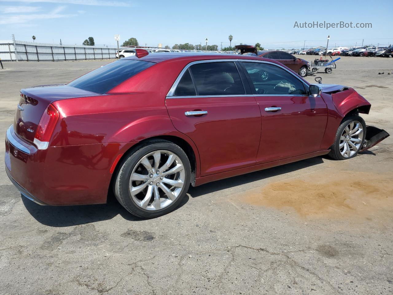 2019 Chrysler 300 Limited Maroon vin: 2C3CCAEG3KH534290