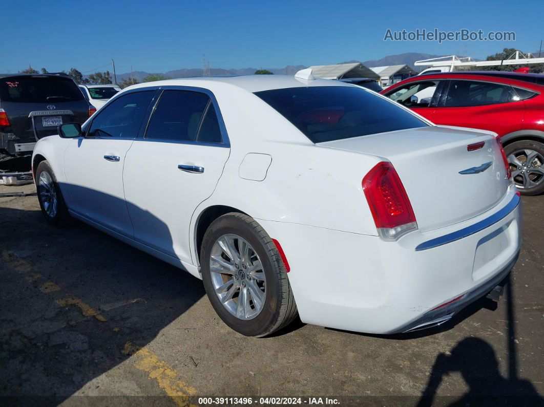 2016 Chrysler 300c   White vin: 2C3CCAEG4GH128283