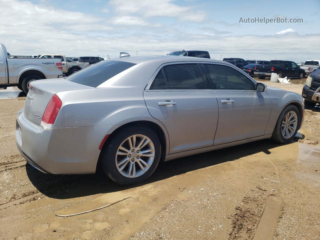 2016 Chrysler 300c  Silver vin: 2C3CCAEG4GH170422