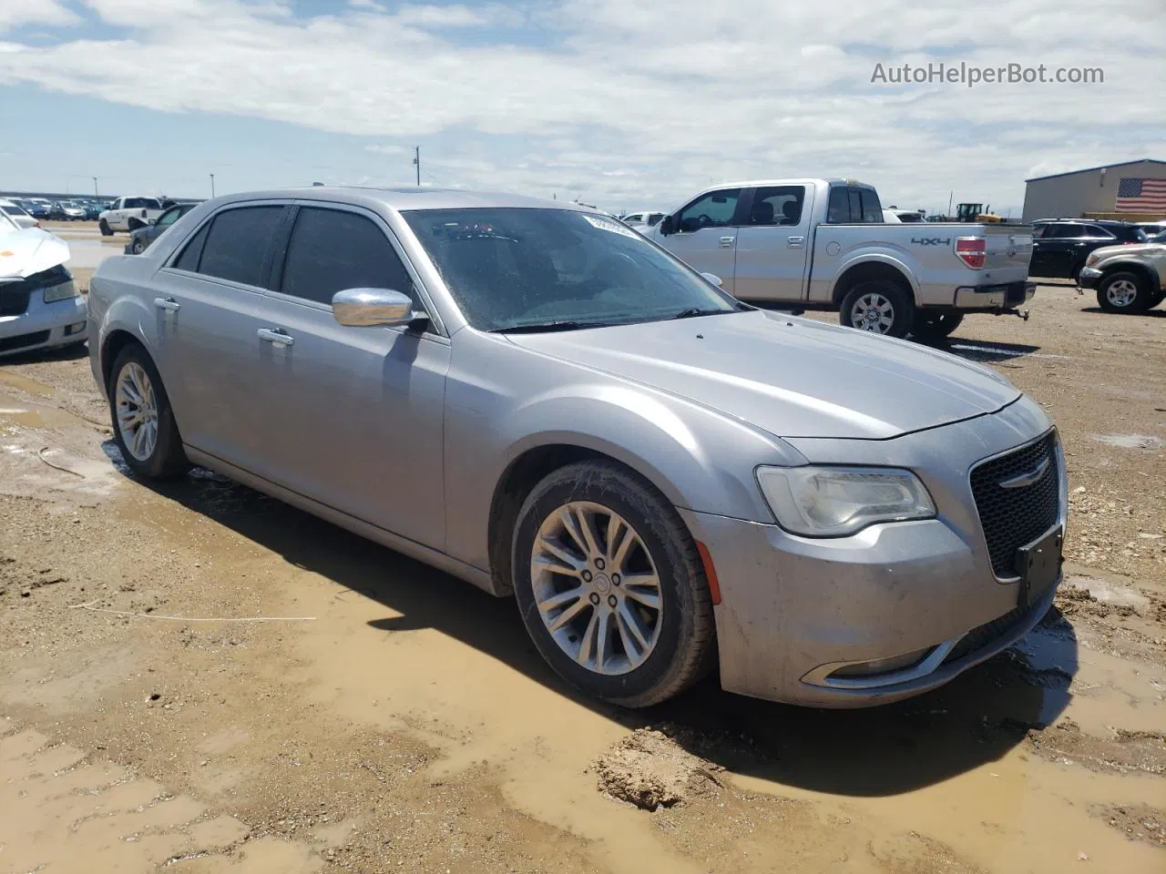 2016 Chrysler 300c  Silver vin: 2C3CCAEG4GH170422