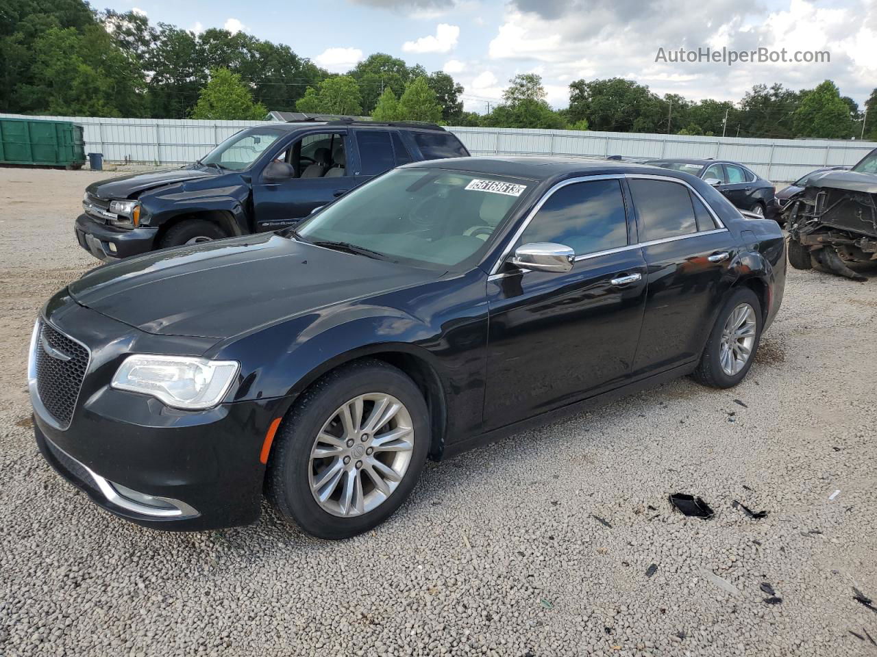 2017 Chrysler 300c  Черный vin: 2C3CCAEG4HH571051