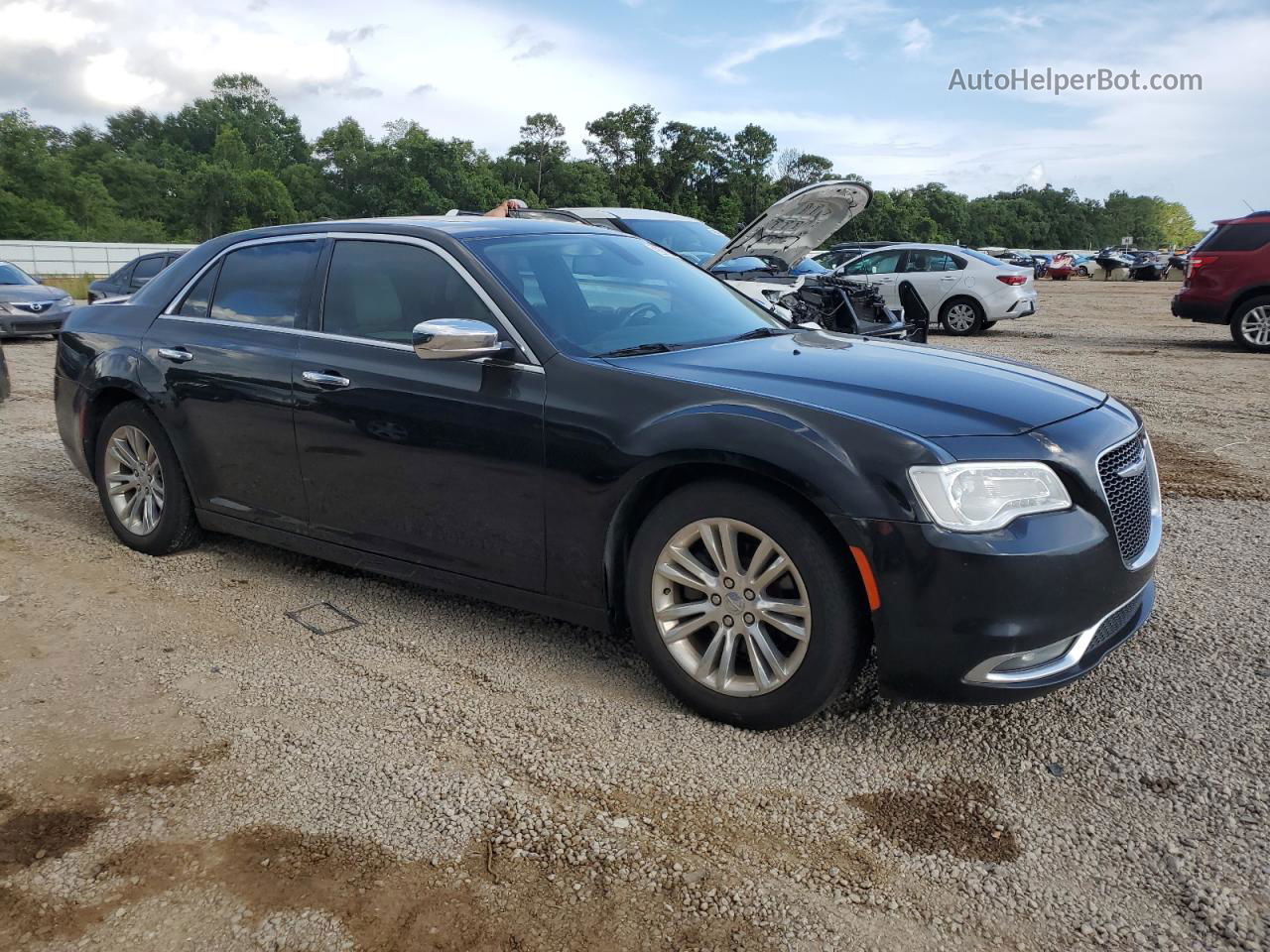 2017 Chrysler 300c  Черный vin: 2C3CCAEG4HH571051