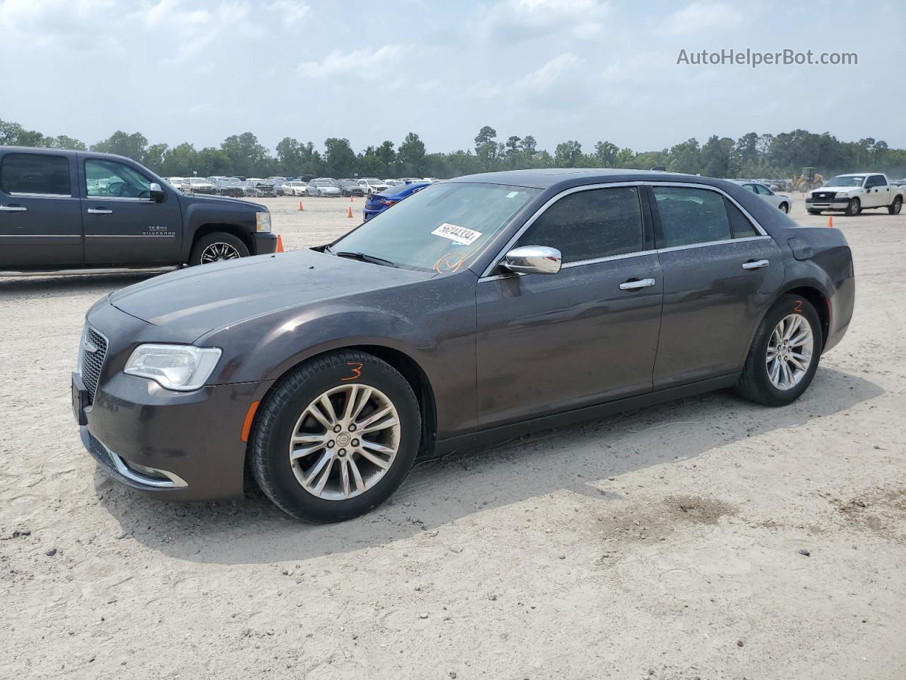 2017 Chrysler 300c  Gray vin: 2C3CCAEG4HH645973