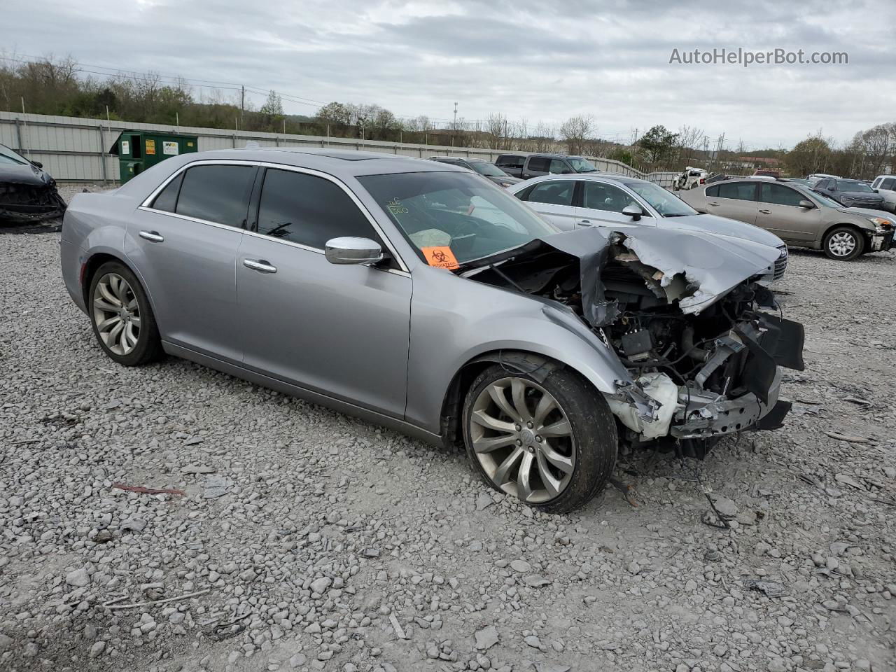 2017 Chrysler 300c  Silver vin: 2C3CCAEG4HH667715