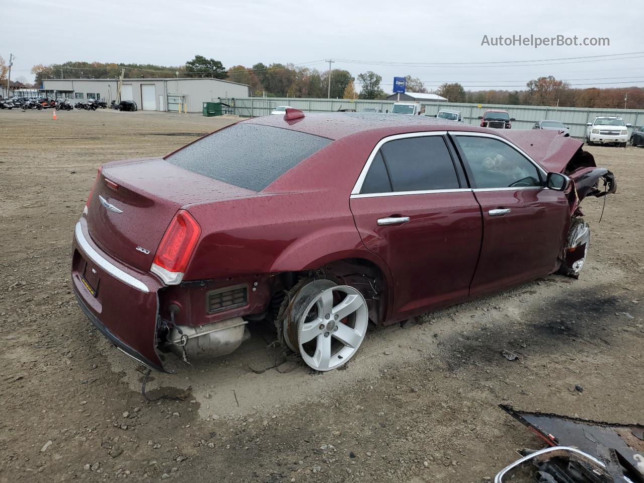 2019 Chrysler 300 Limited Красный vin: 2C3CCAEG4KH585944