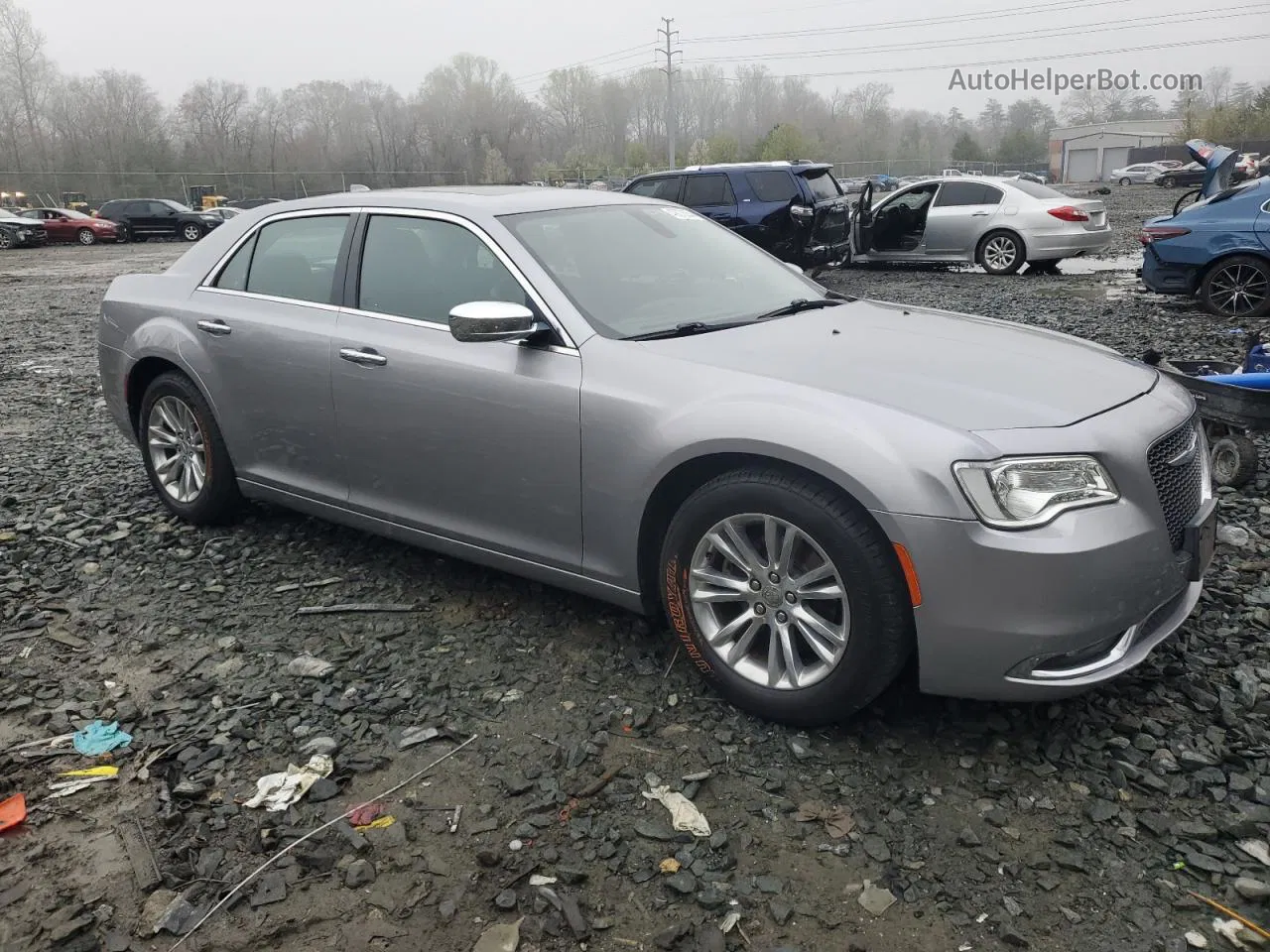 2016 Chrysler 300c  Silver vin: 2C3CCAEG5GH189769