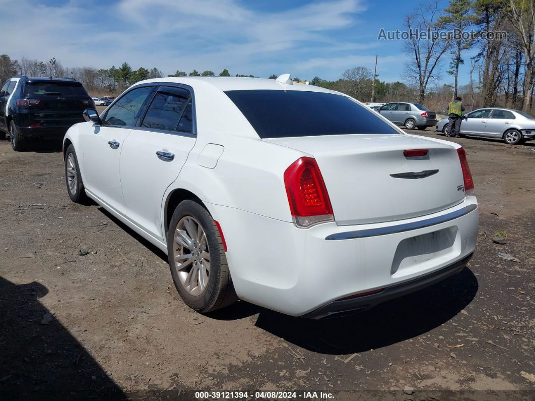 2016 Chrysler 300c White vin: 2C3CCAEG5GH268696