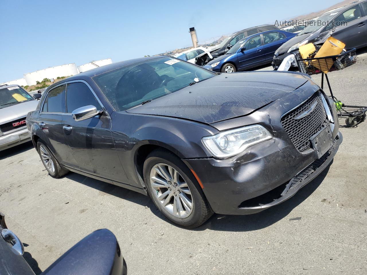 2016 Chrysler 300c  Gray vin: 2C3CCAEG5GH320148