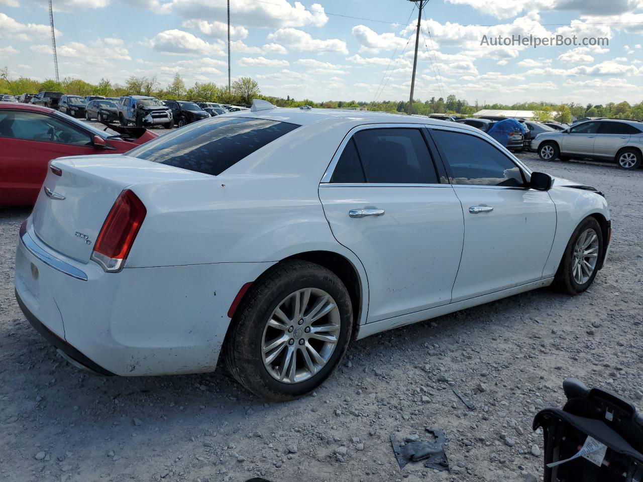 2016 Chrysler 300c  White vin: 2C3CCAEG5GH351187