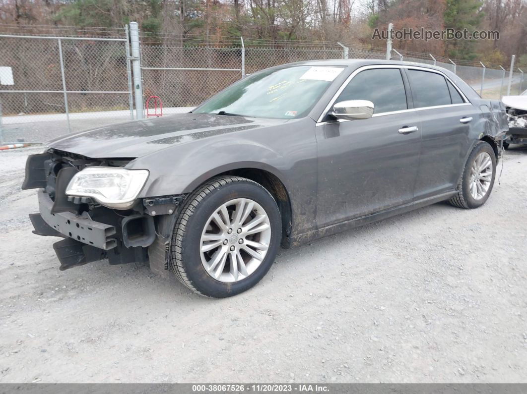 2016 Chrysler 300 300c Gray vin: 2C3CCAEG6GH333829