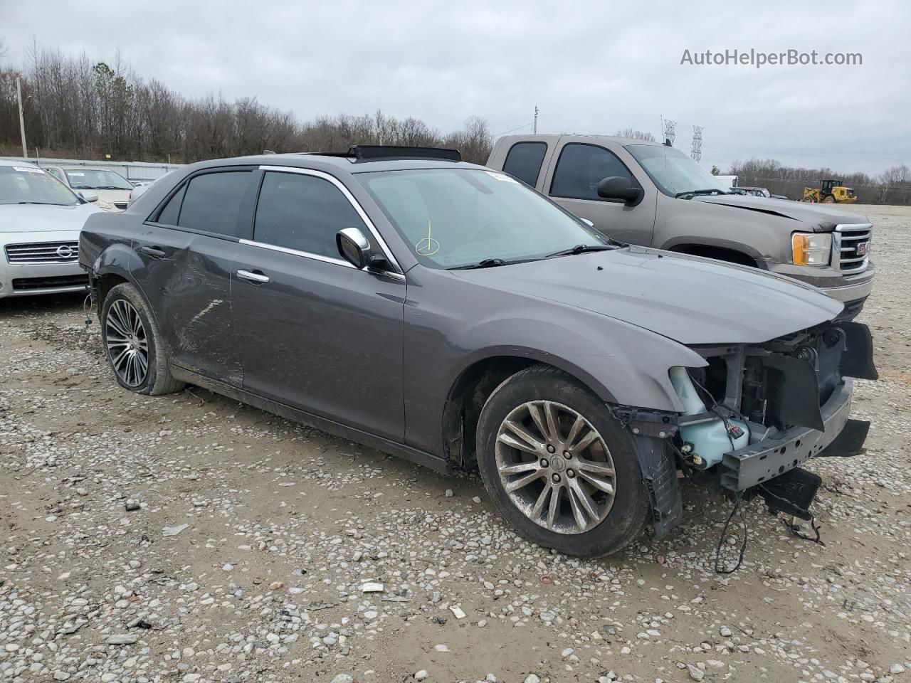 2017 Chrysler 300c  Gray vin: 2C3CCAEG6HH663374