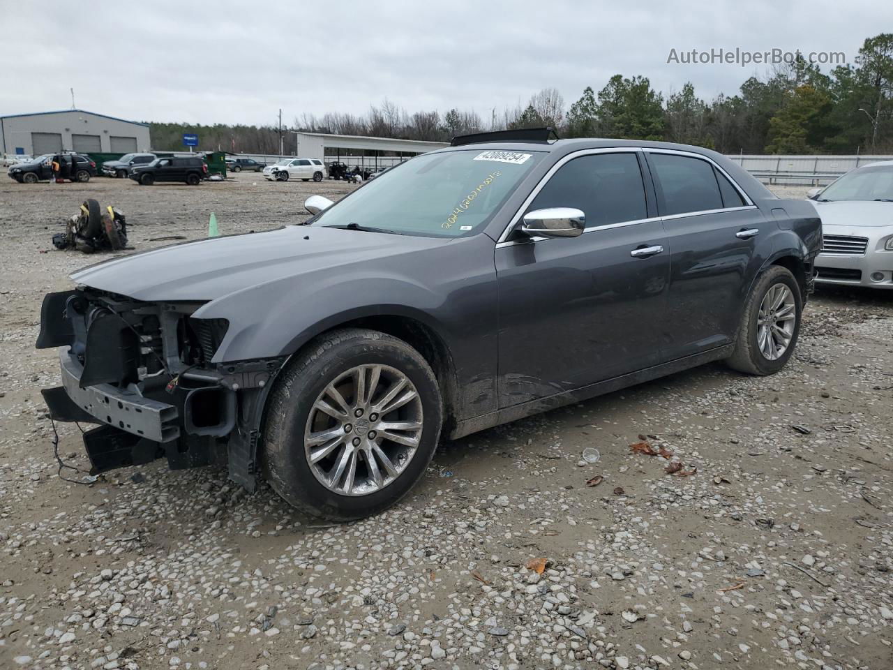 2017 Chrysler 300c  Gray vin: 2C3CCAEG6HH663374