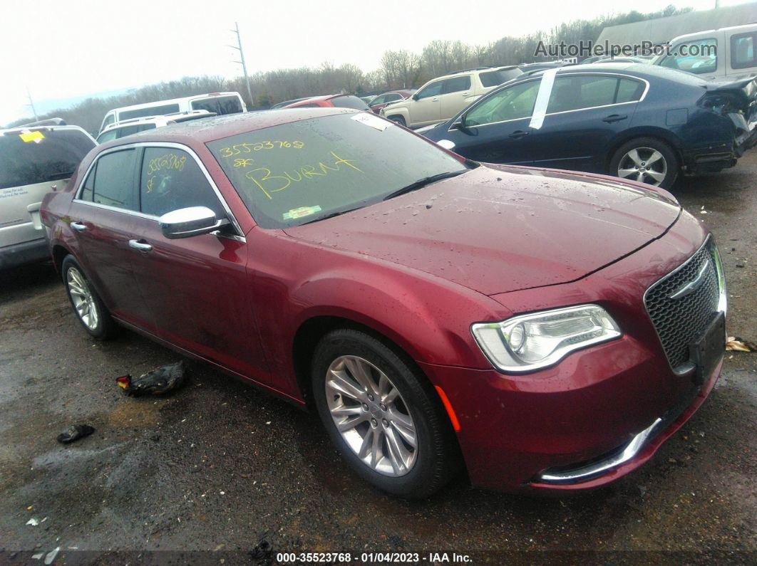 2016 Chrysler 300   Красный vin: 2C3CCAEG7GH190048