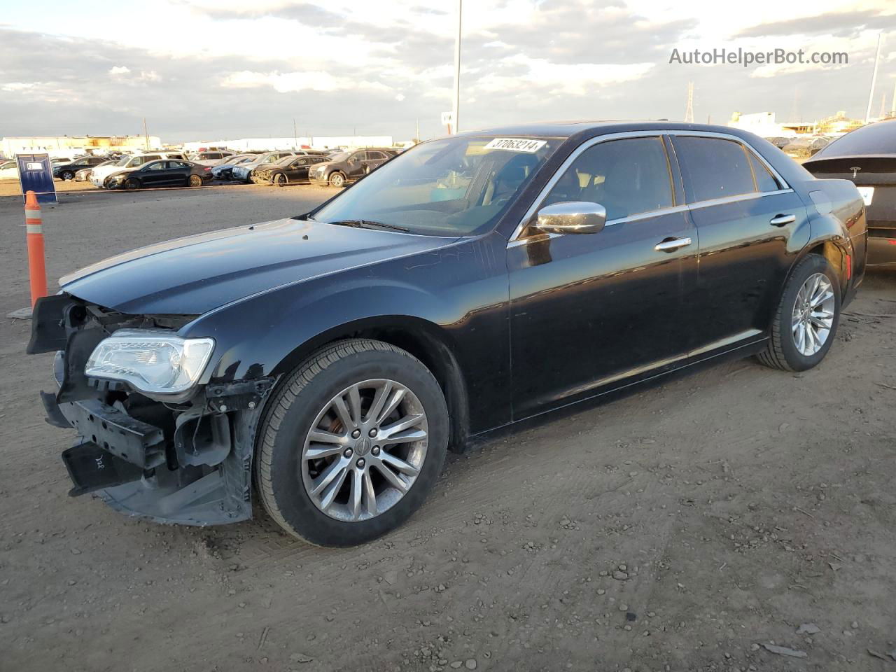 2016 Chrysler 300c  Черный vin: 2C3CCAEG7GH320510