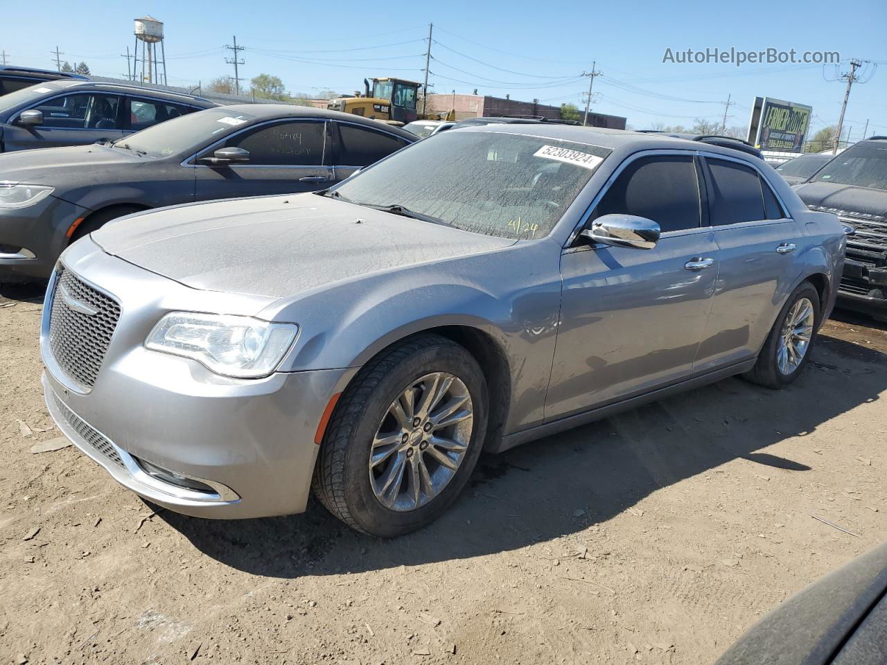 2017 Chrysler 300c  Silver vin: 2C3CCAEG7HH570850