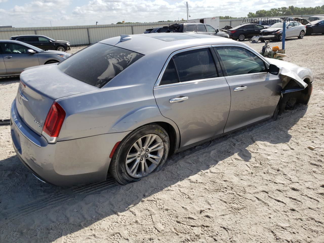 2017 Chrysler 300c  Silver vin: 2C3CCAEG7HH579905