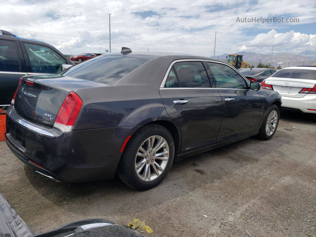 2016 Chrysler 300c  Gray vin: 2C3CCAEG8GH156538