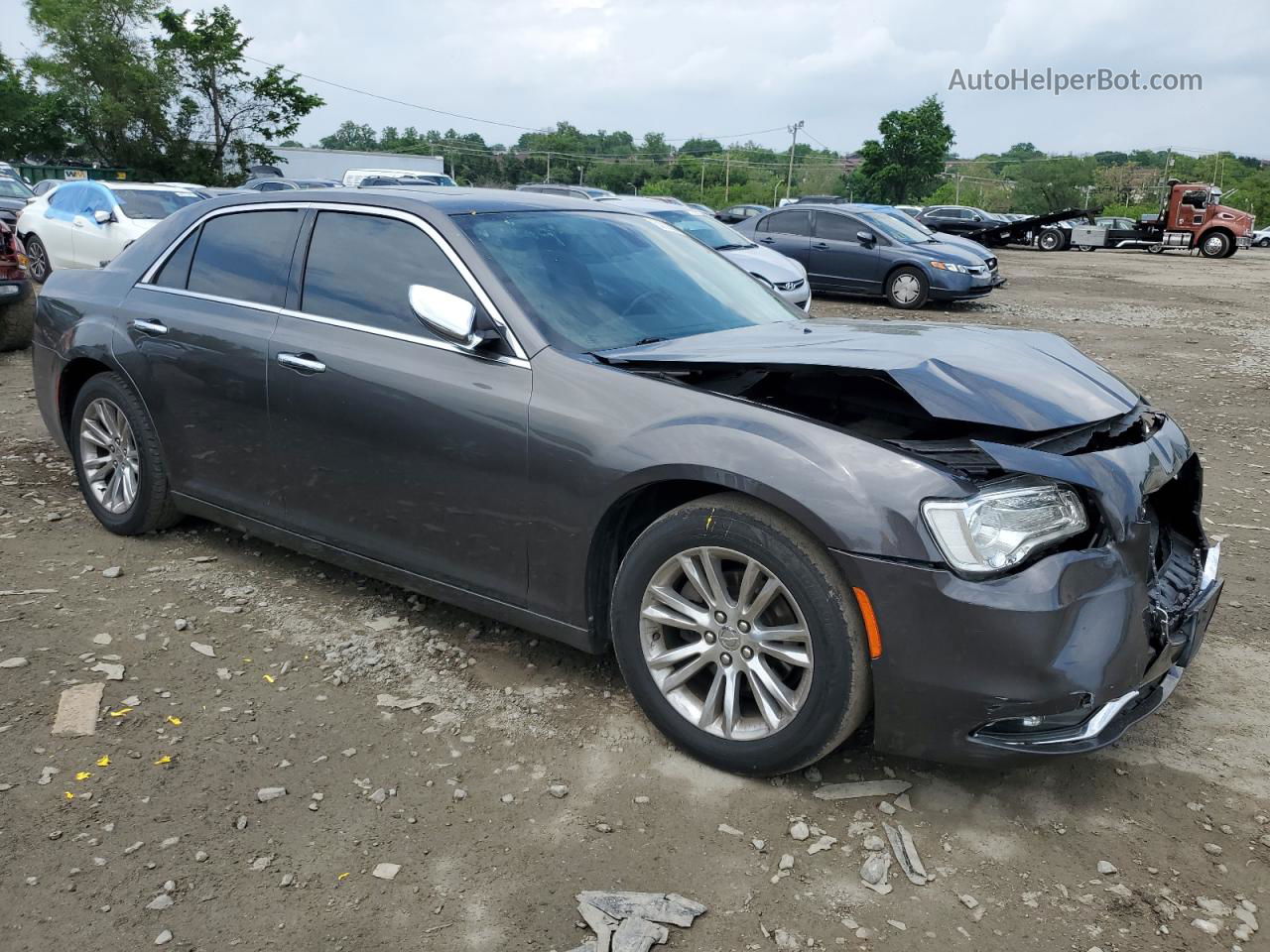 2017 Chrysler 300c  Серый vin: 2C3CCAEG8HH564622