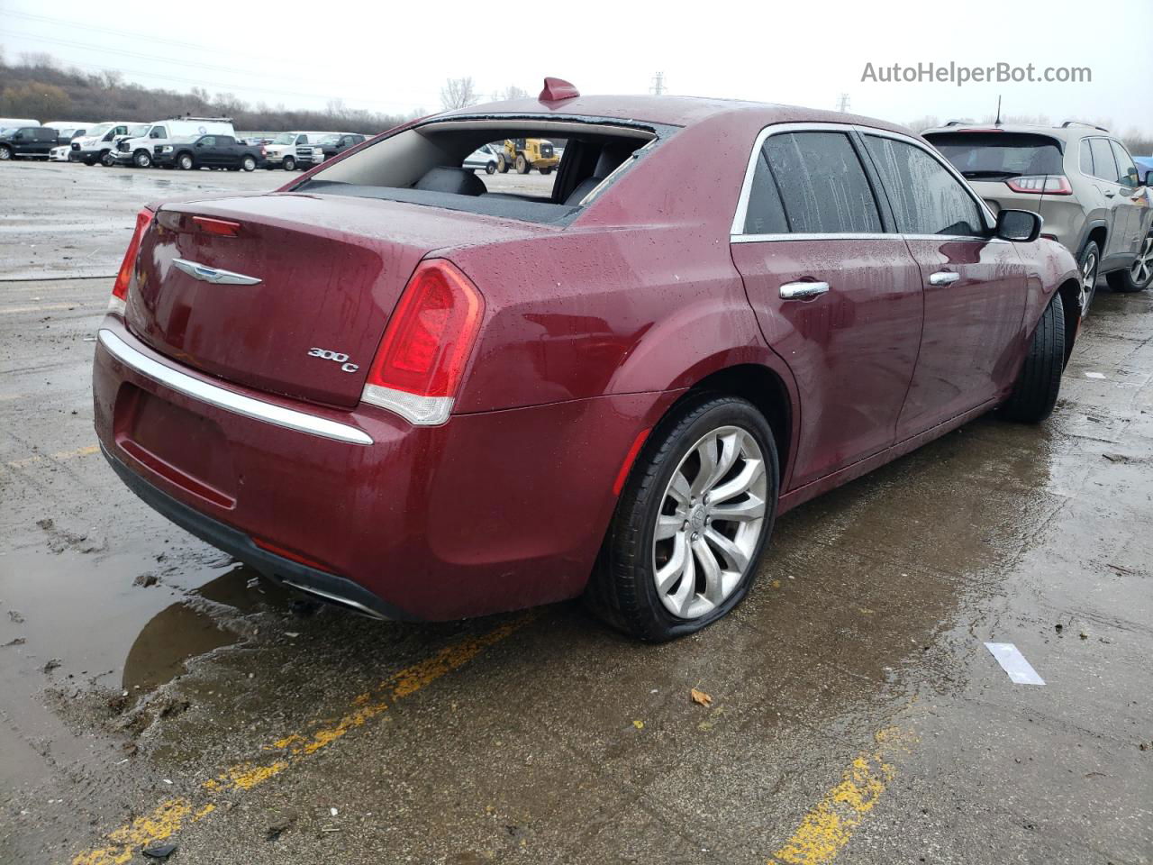 2017 Chrysler 300c  Burgundy vin: 2C3CCAEG9HH506342