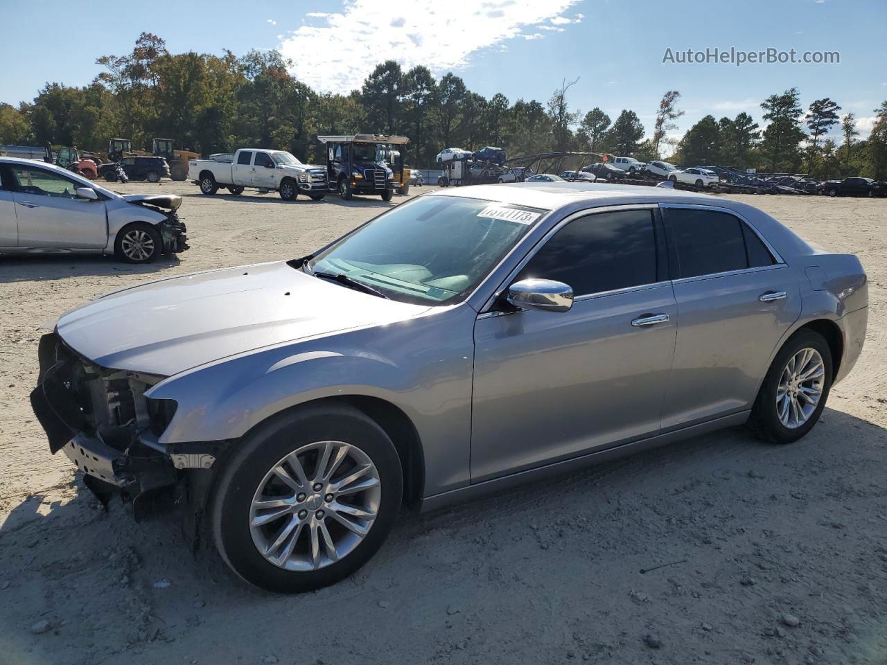 2017 Chrysler 300c  Silver vin: 2C3CCAEG9HH564449