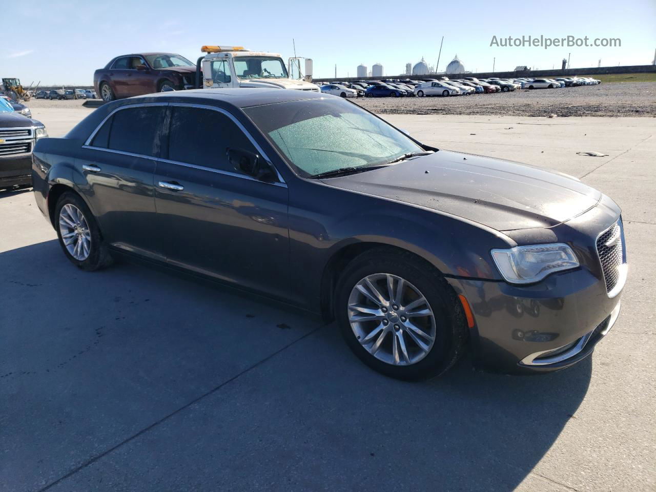 2016 Chrysler 300c  Gray vin: 2C3CCAEGXGH170442