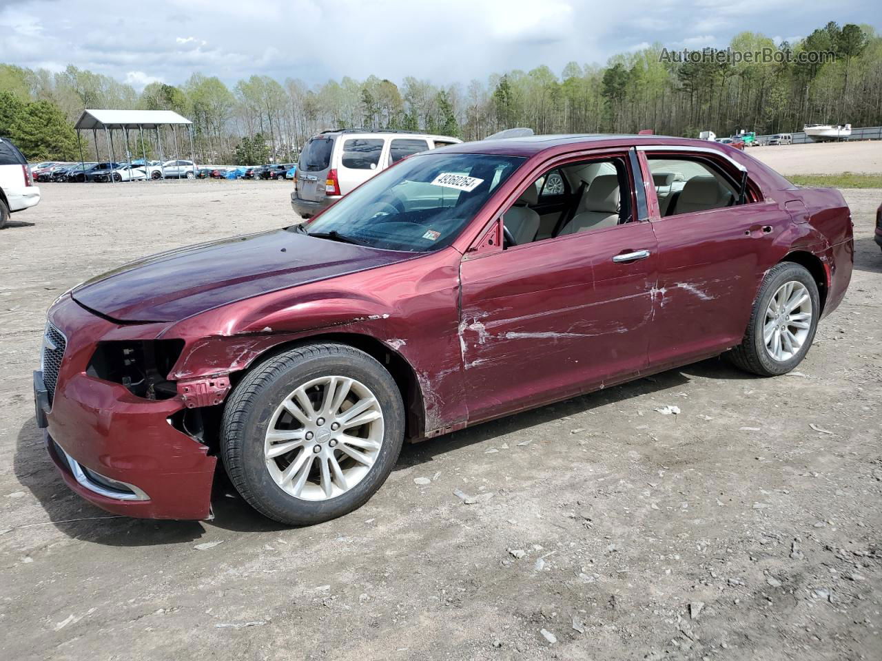 2016 Chrysler 300c  Burgundy vin: 2C3CCAEGXGH351170