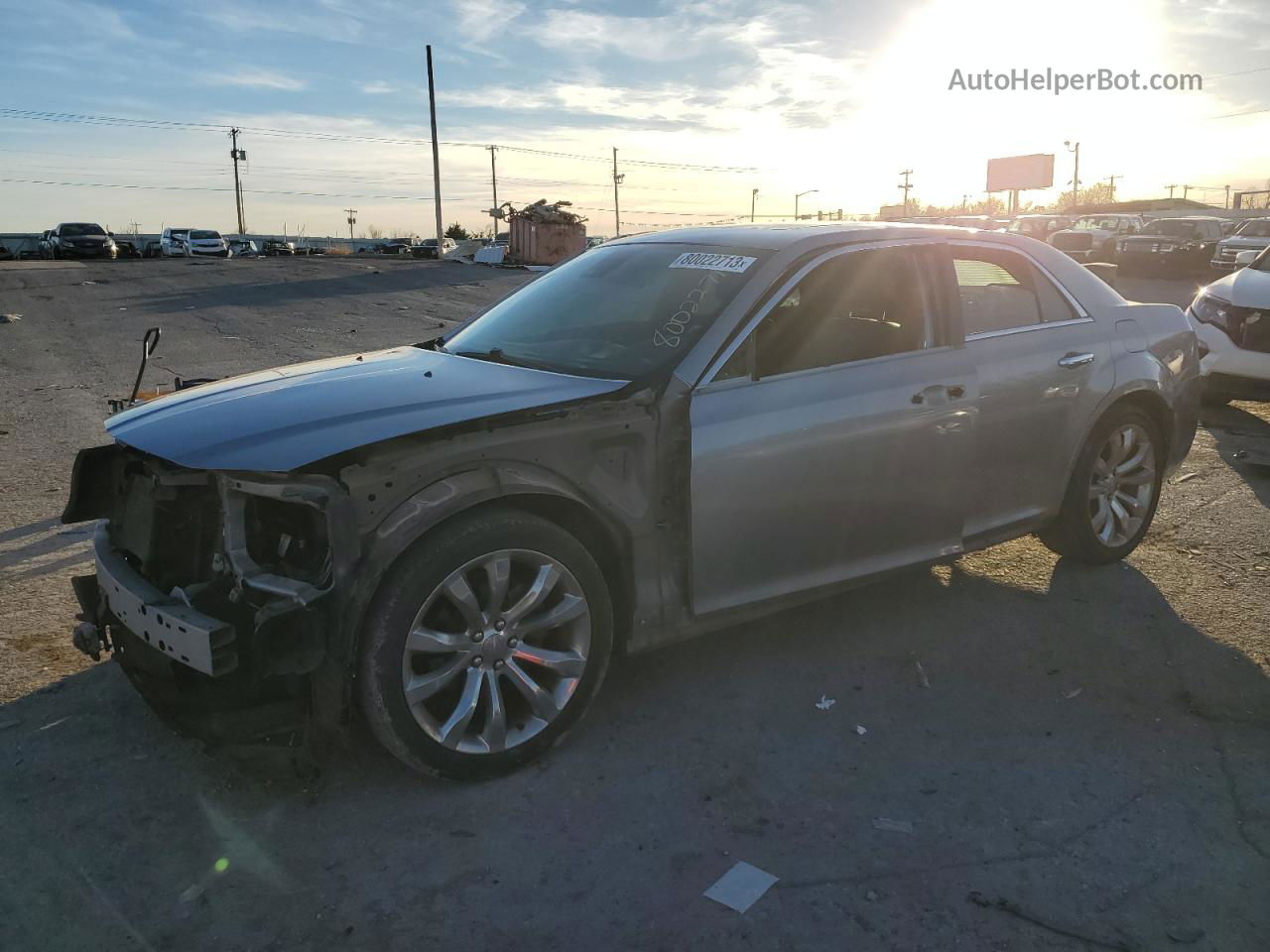 2017 Chrysler 300c  Gray vin: 2C3CCAEGXHH590834