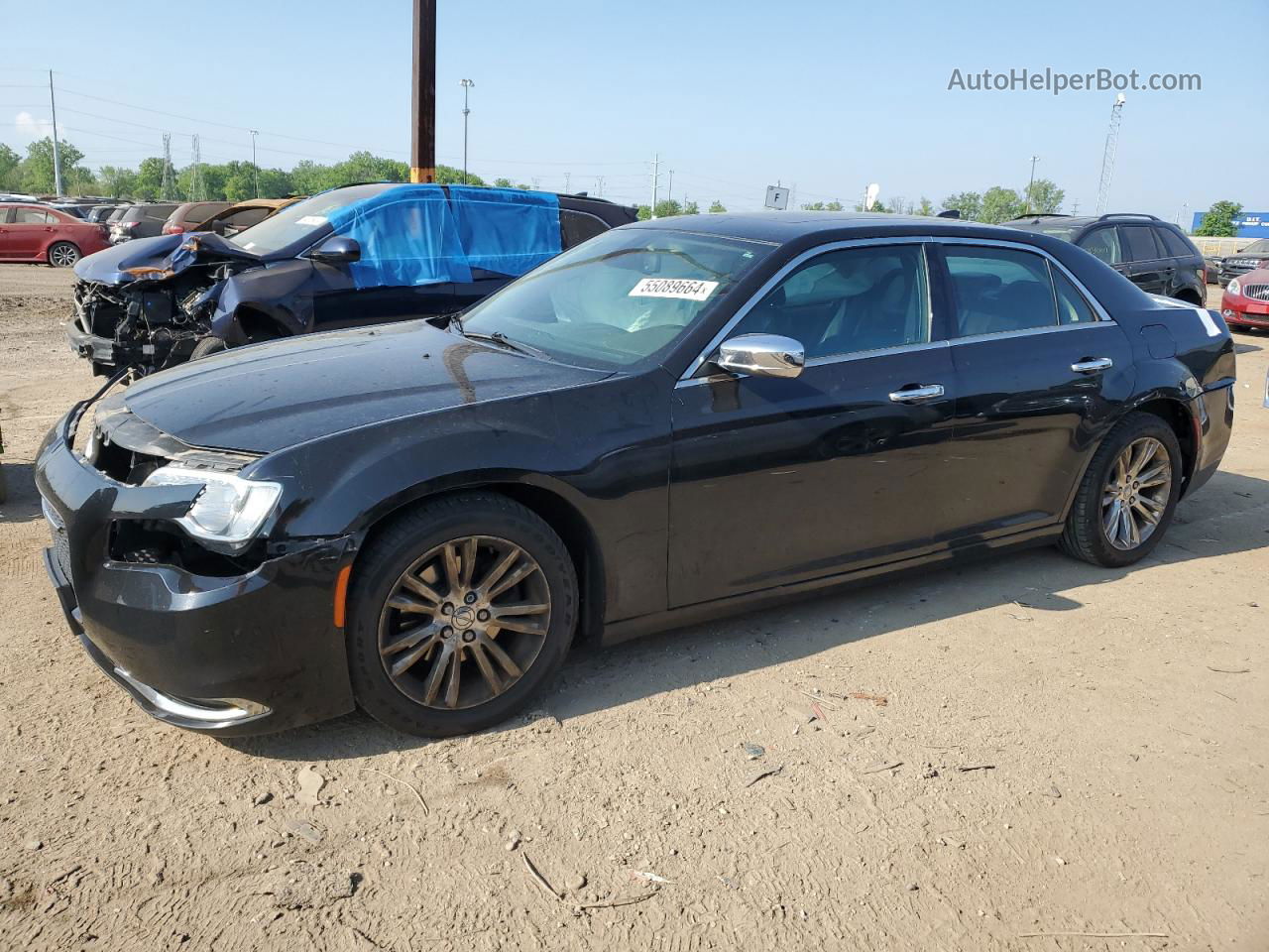 2017 Chrysler 300c  Black vin: 2C3CCAEGXHH596598