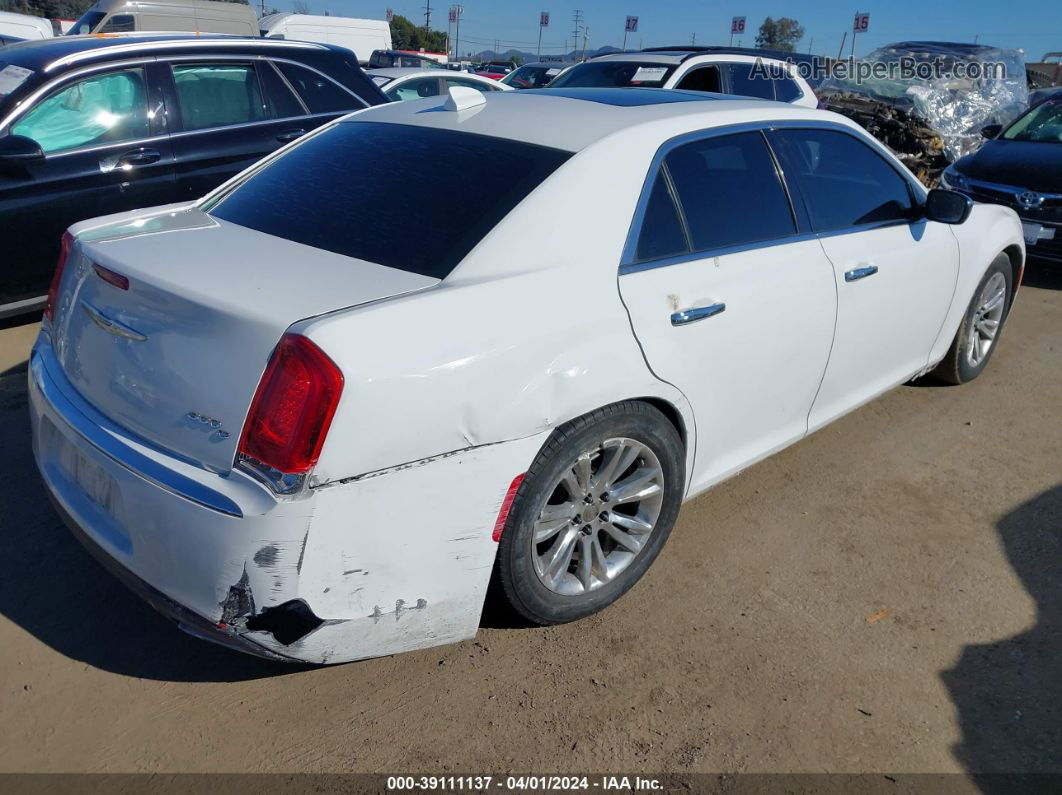 2017 Chrysler 300c   White vin: 2C3CCAEGXHH646108