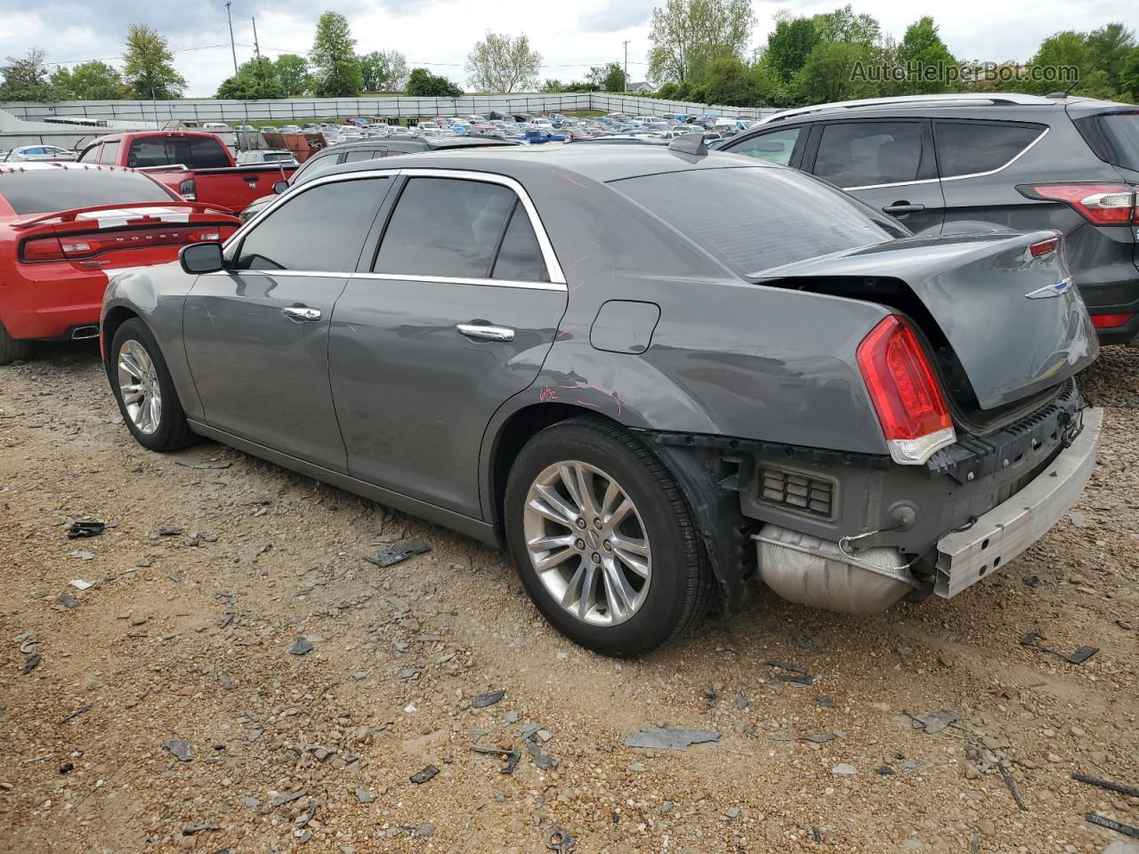 2017 Chrysler 300c  Gray vin: 2C3CCAEGXHH663541