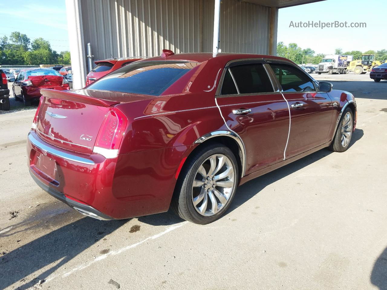 2019 Chrysler 300 Limited Maroon vin: 2C3CCAEGXKH705990