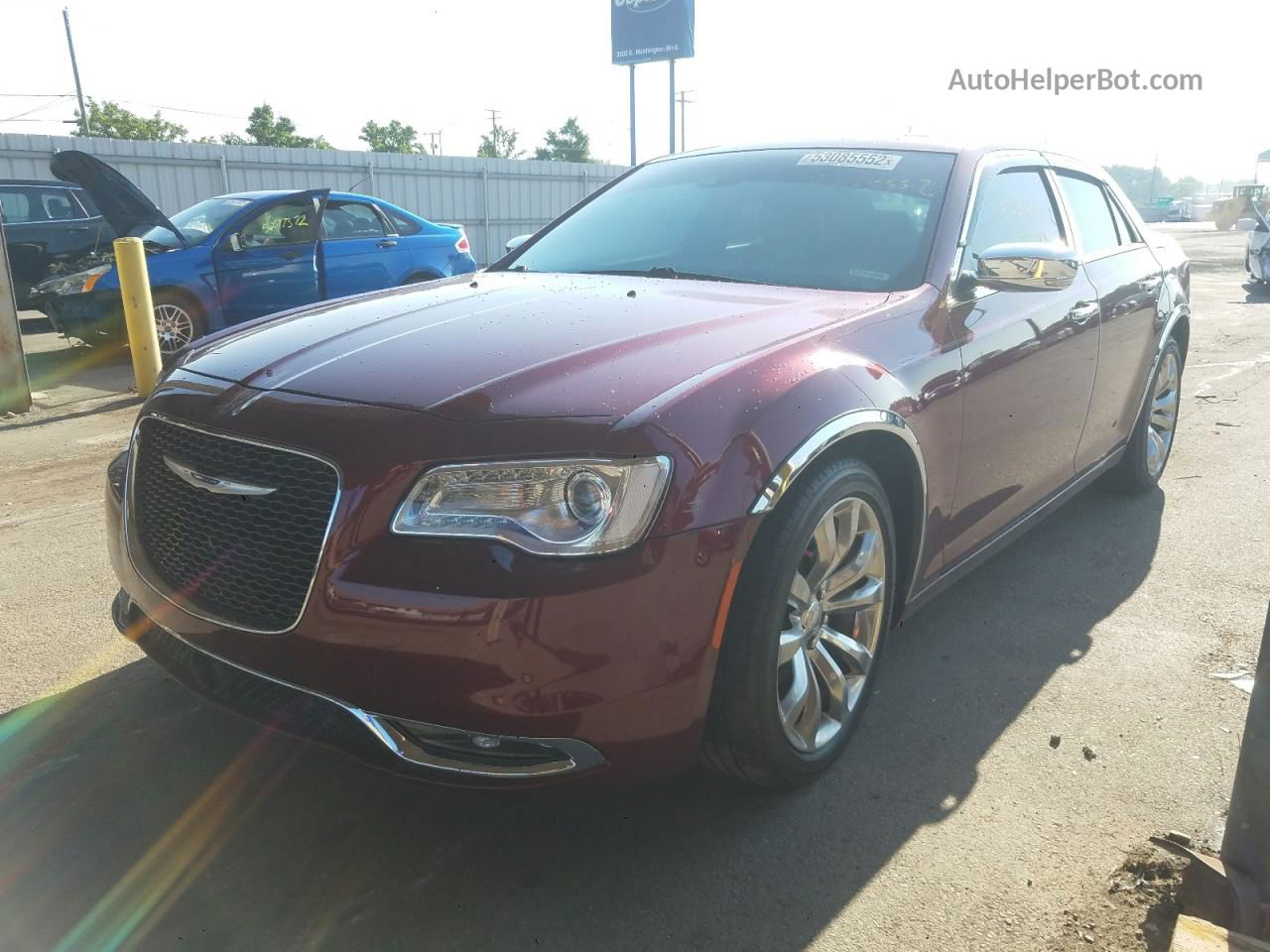 2019 Chrysler 300 Limited Maroon vin: 2C3CCAEGXKH705990