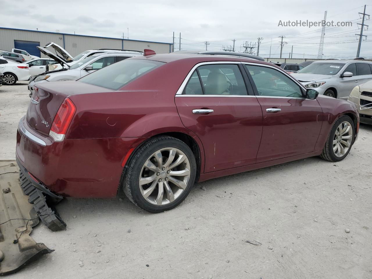 2017 Chrysler 300c  Burgundy vin: 2C3CCAET0HH535161