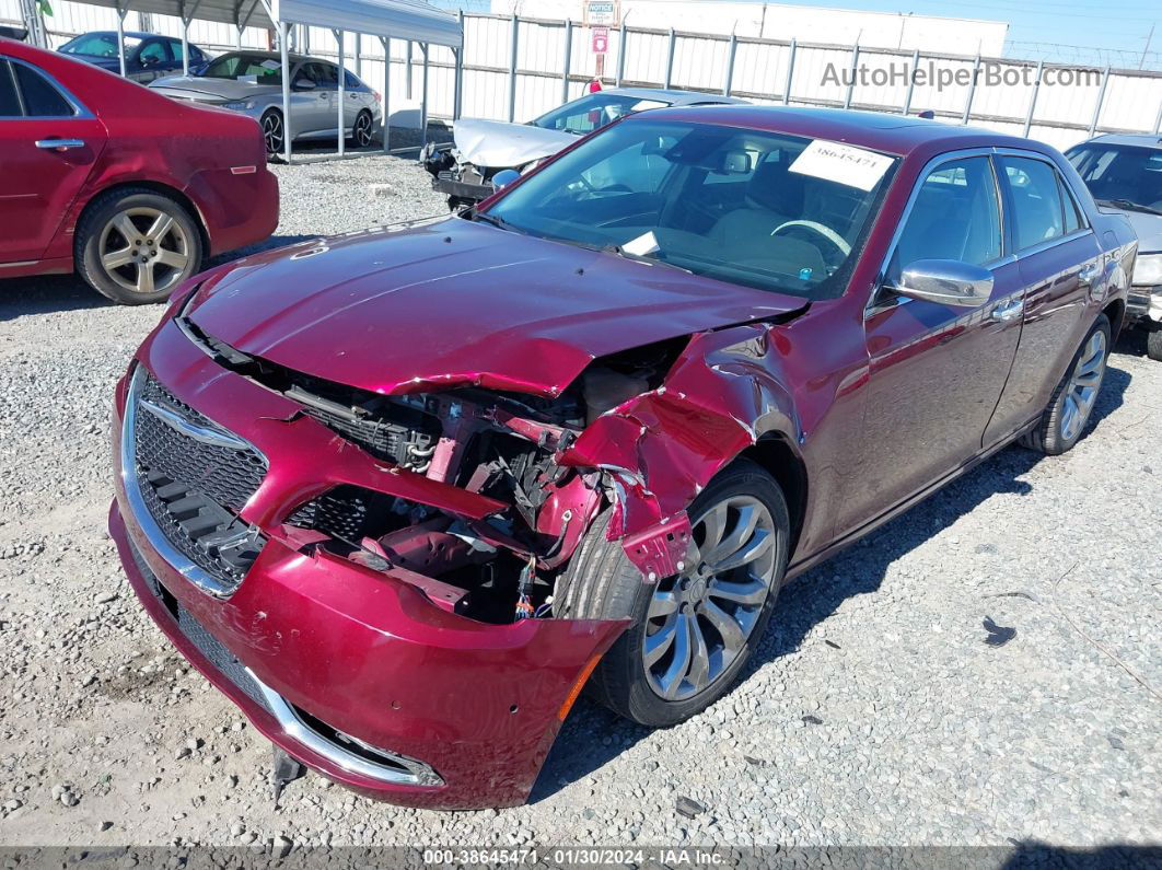 2017 Chrysler 300c   Burgundy vin: 2C3CCAET2HH596964