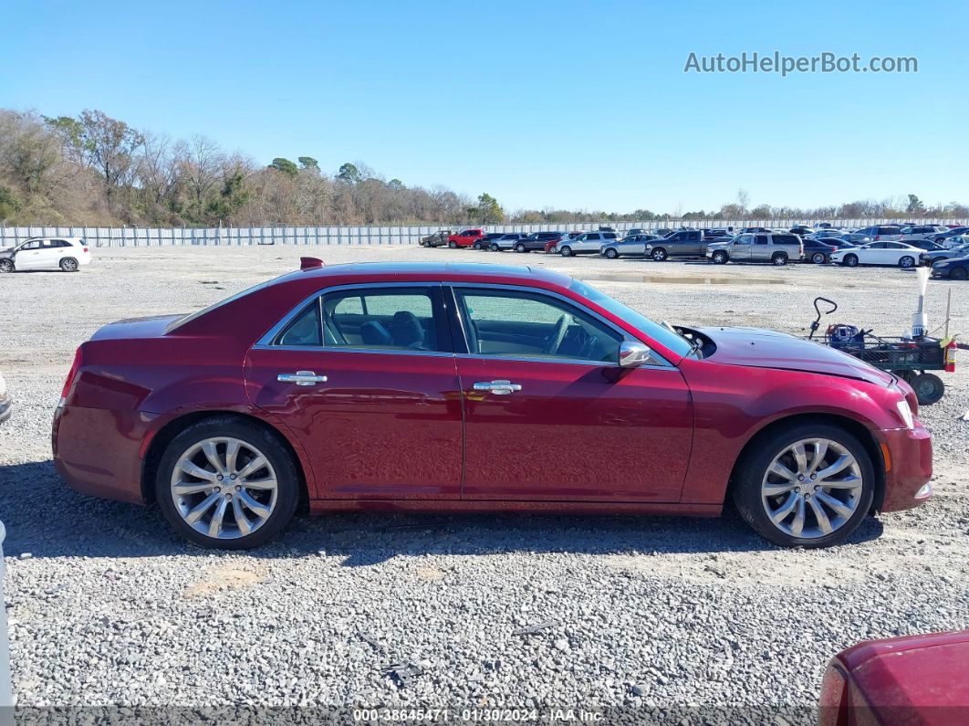 2017 Chrysler 300c   Burgundy vin: 2C3CCAET2HH596964