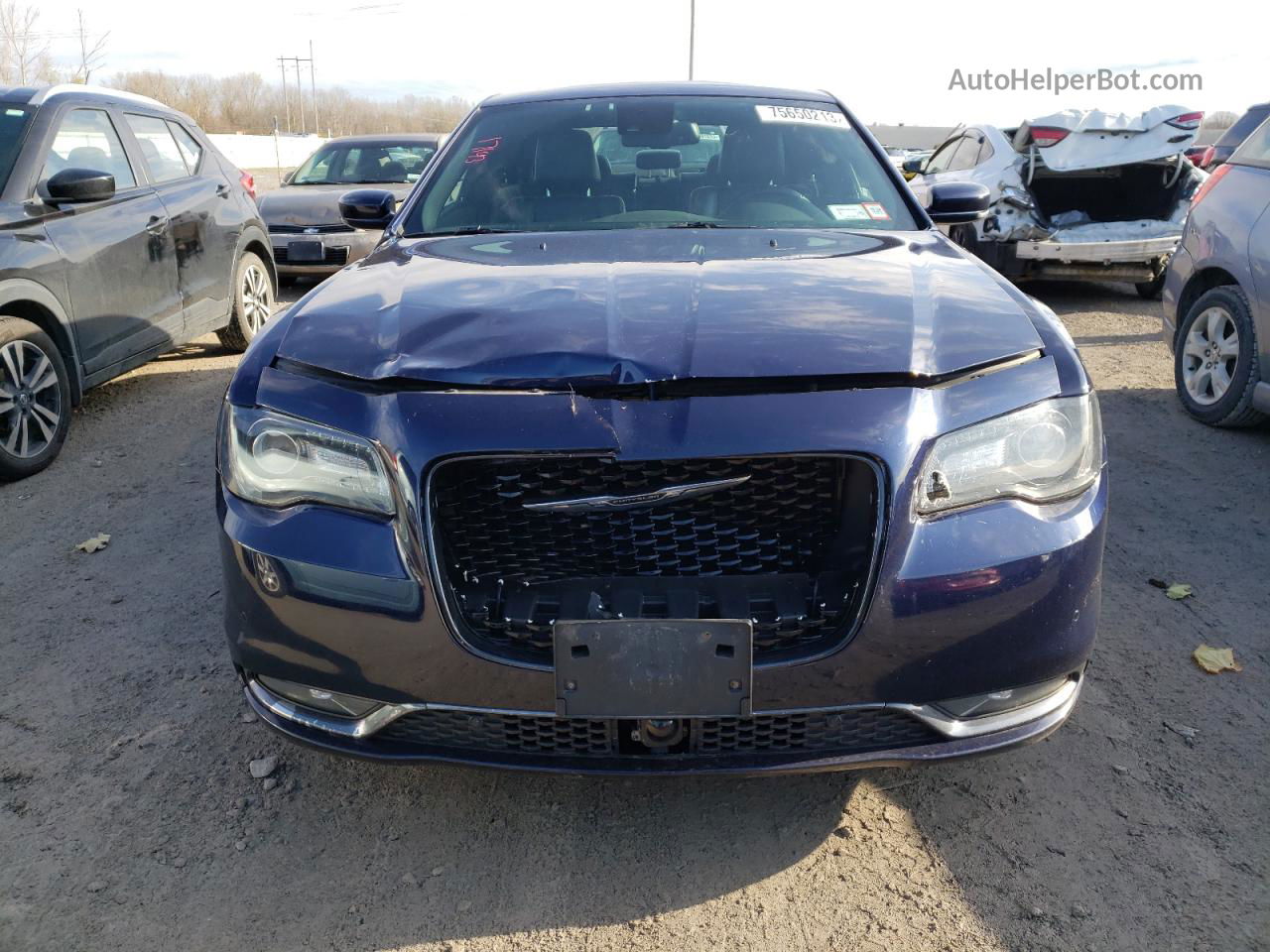 2016 Chrysler 300 S Синий vin: 2C3CCAGG0GH152626