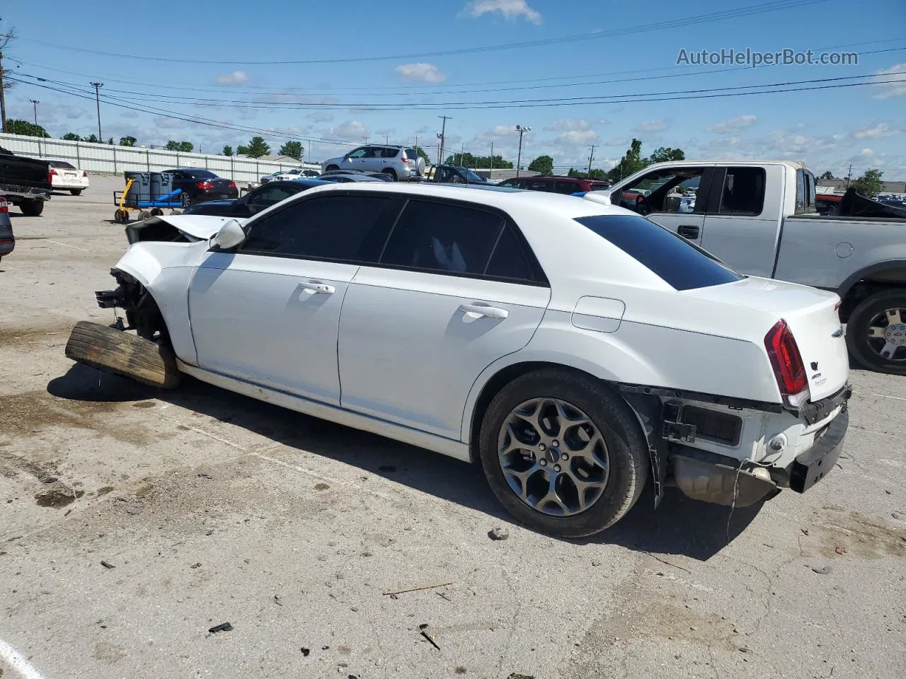 2016 Chrysler 300 S White vin: 2C3CCAGG0GH349344