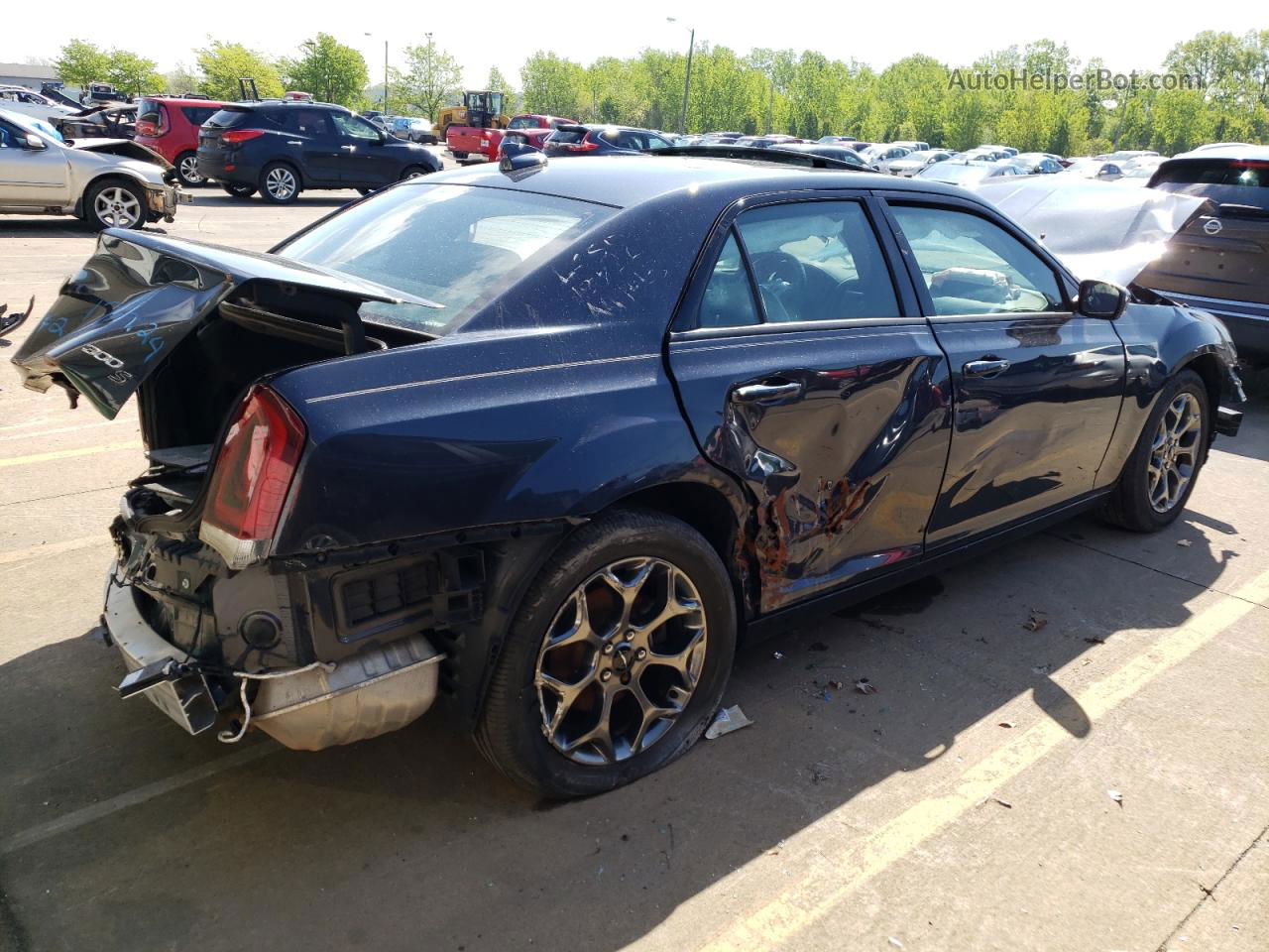 2017 Chrysler 300 S Blue vin: 2C3CCAGG0HH527142