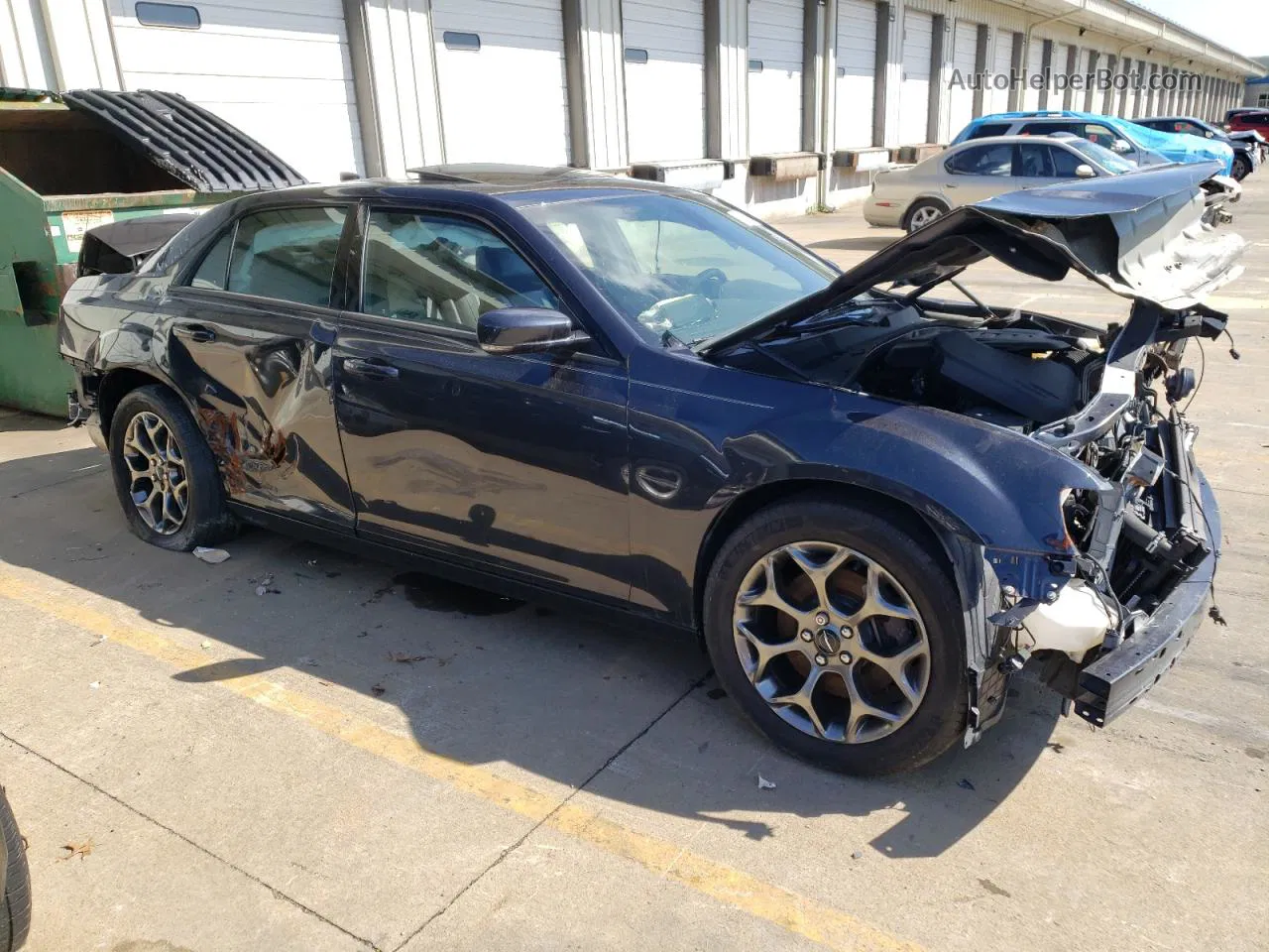 2017 Chrysler 300 S Blue vin: 2C3CCAGG0HH527142