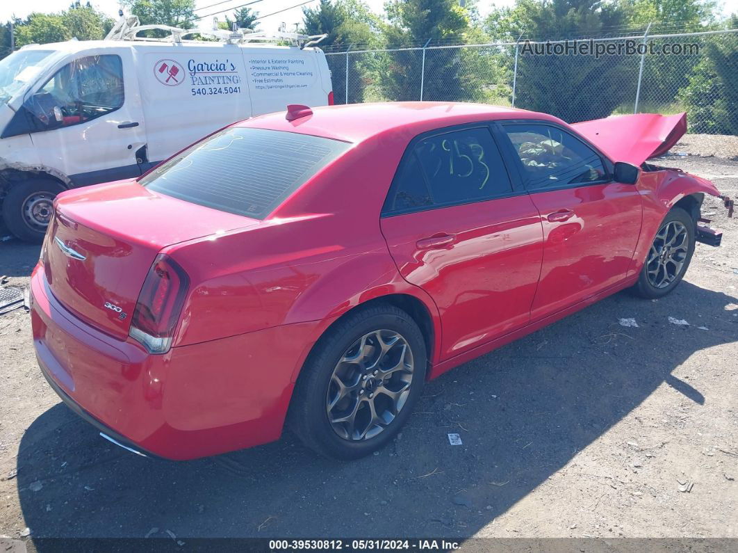 2017 Chrysler 300 300s Awd Red vin: 2C3CCAGG0HH538965