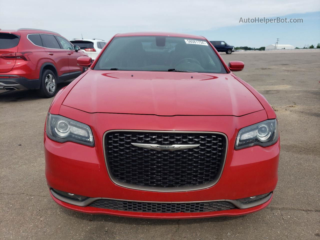 2017 Chrysler 300 S Красный vin: 2C3CCAGG0HH603880