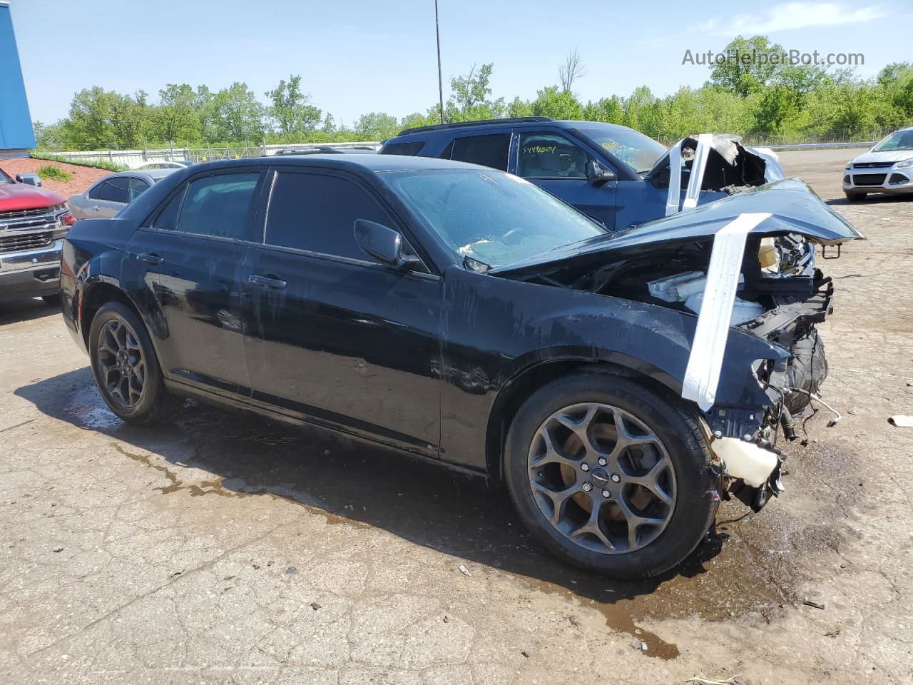 2017 Chrysler 300 S Black vin: 2C3CCAGG1HH648312