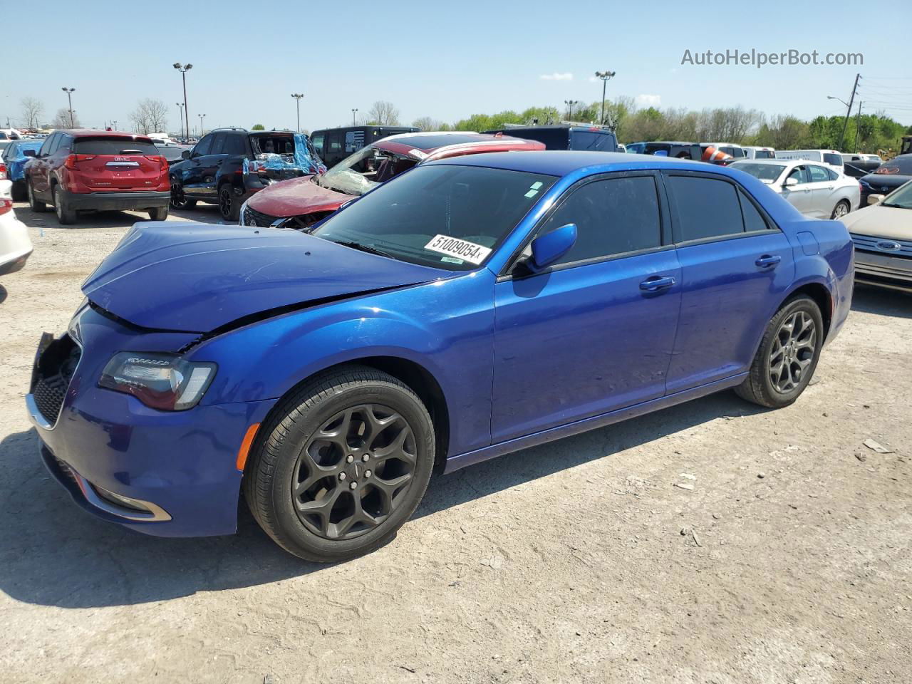 2019 Chrysler 300 S Blue vin: 2C3CCAGG1KH542921