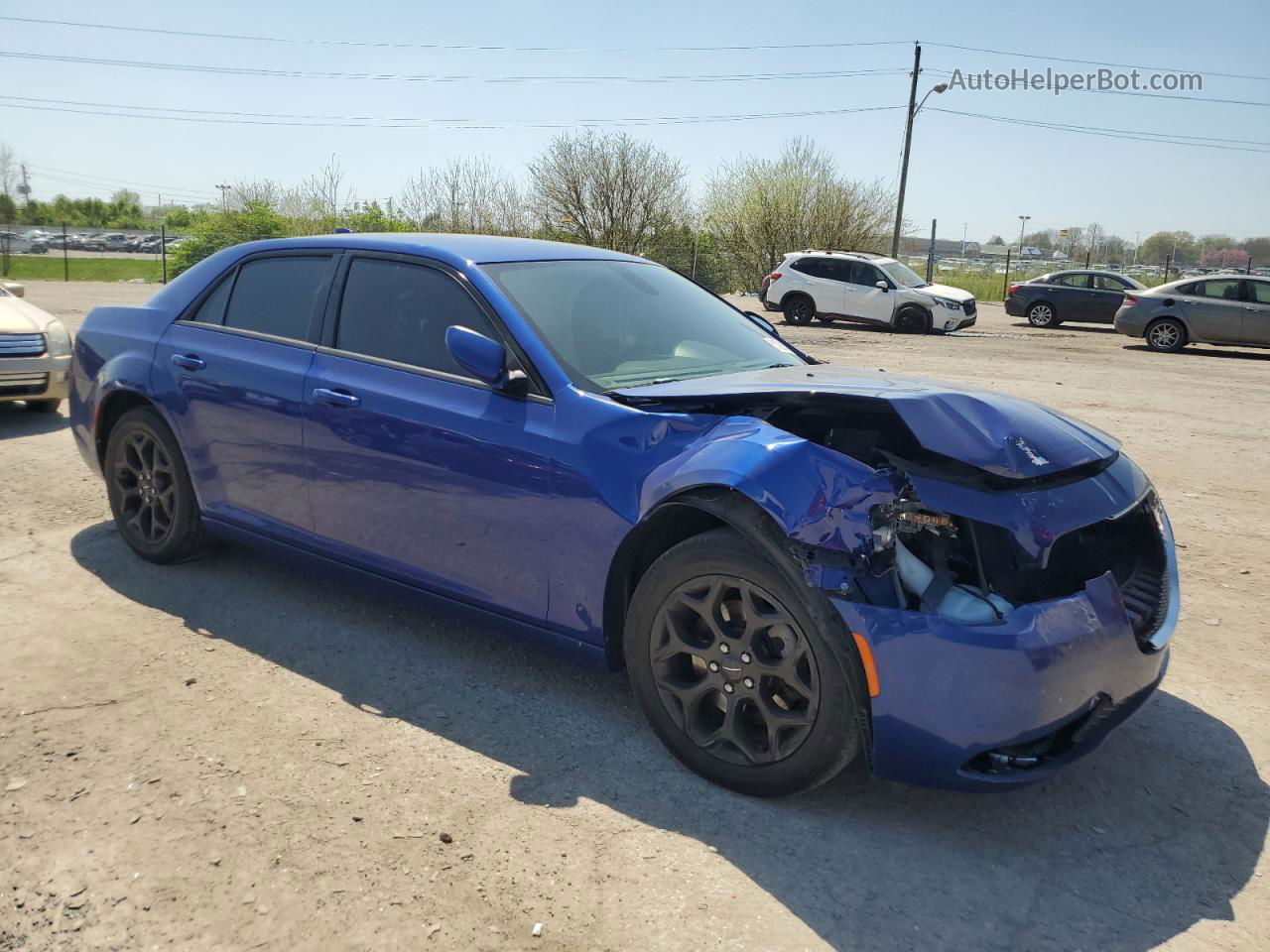 2019 Chrysler 300 S Blue vin: 2C3CCAGG1KH542921