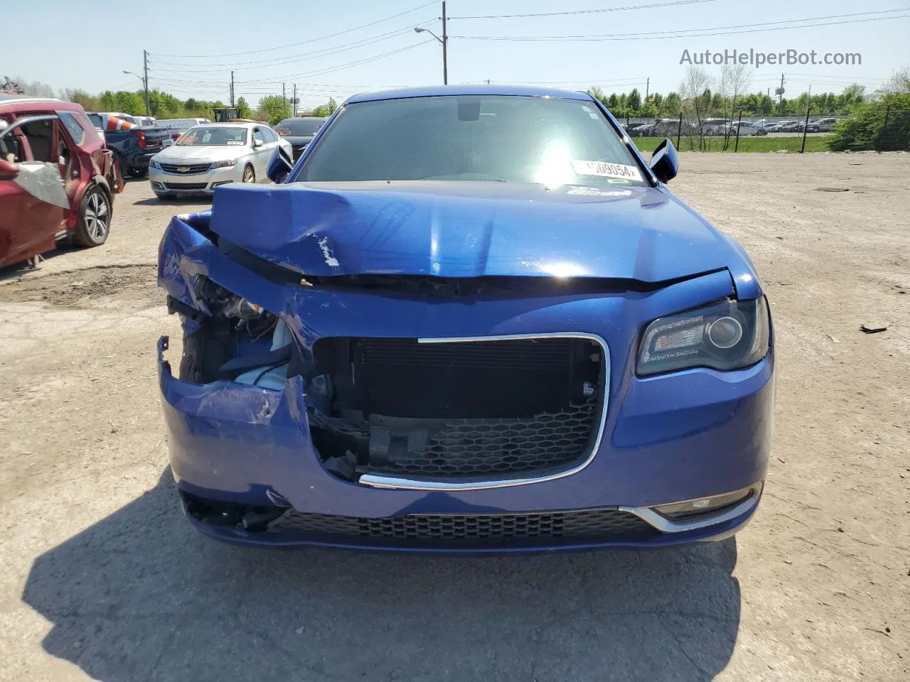 2019 Chrysler 300 S Blue vin: 2C3CCAGG1KH542921