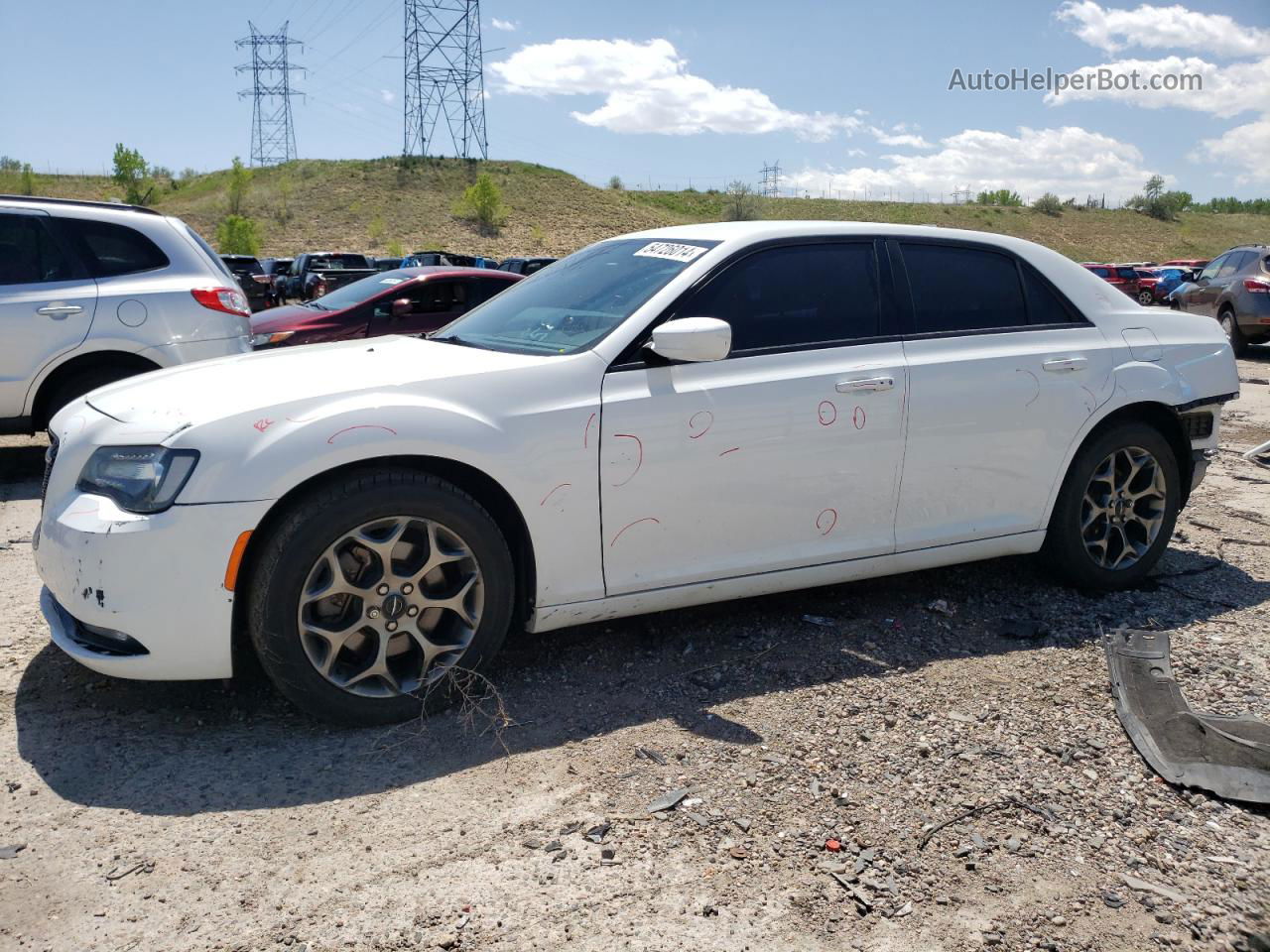 2016 Chrysler 300 S White vin: 2C3CCAGG2GH191458