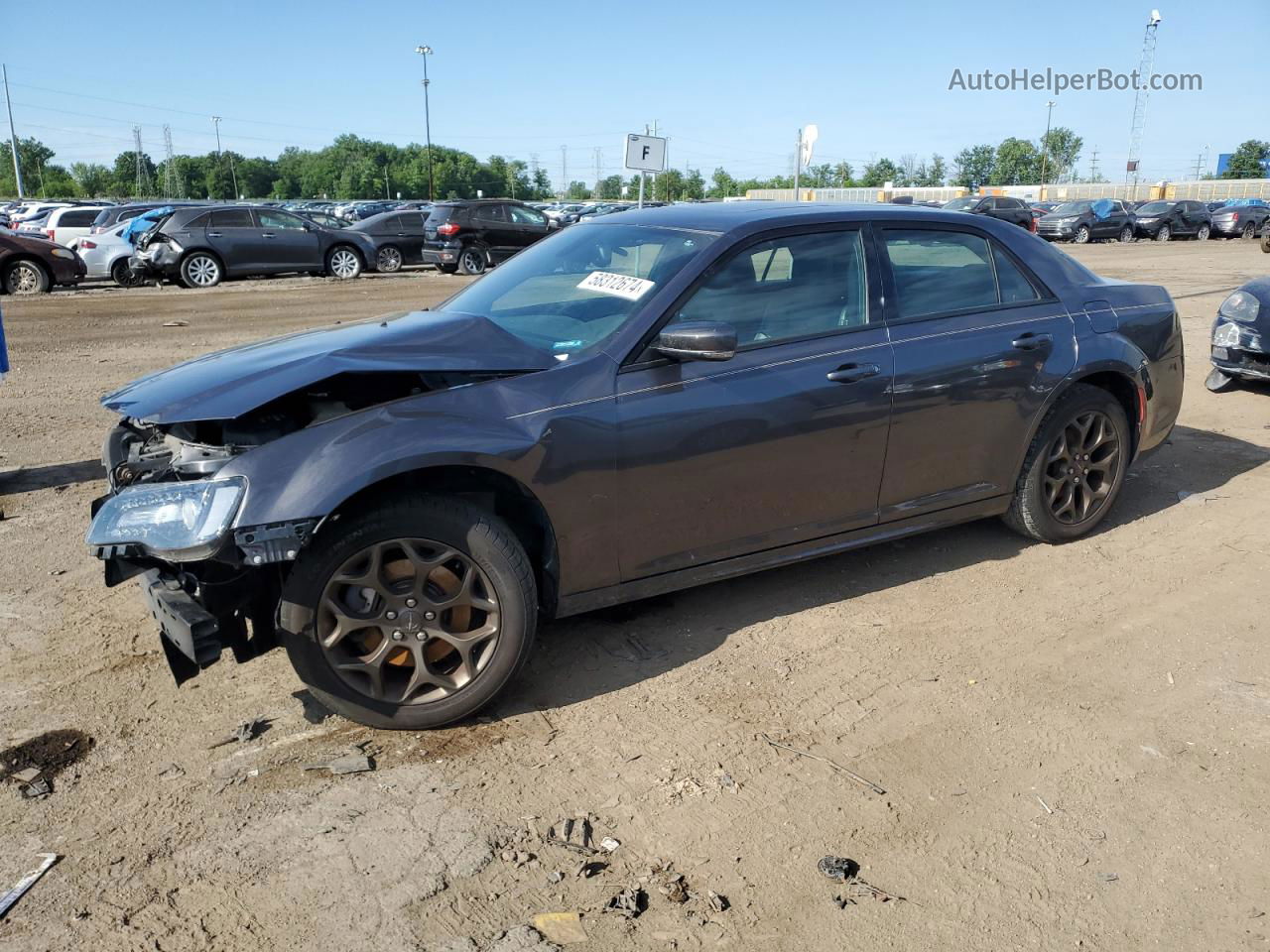 2016 Chrysler 300 S Угольный vin: 2C3CCAGG2GH296114