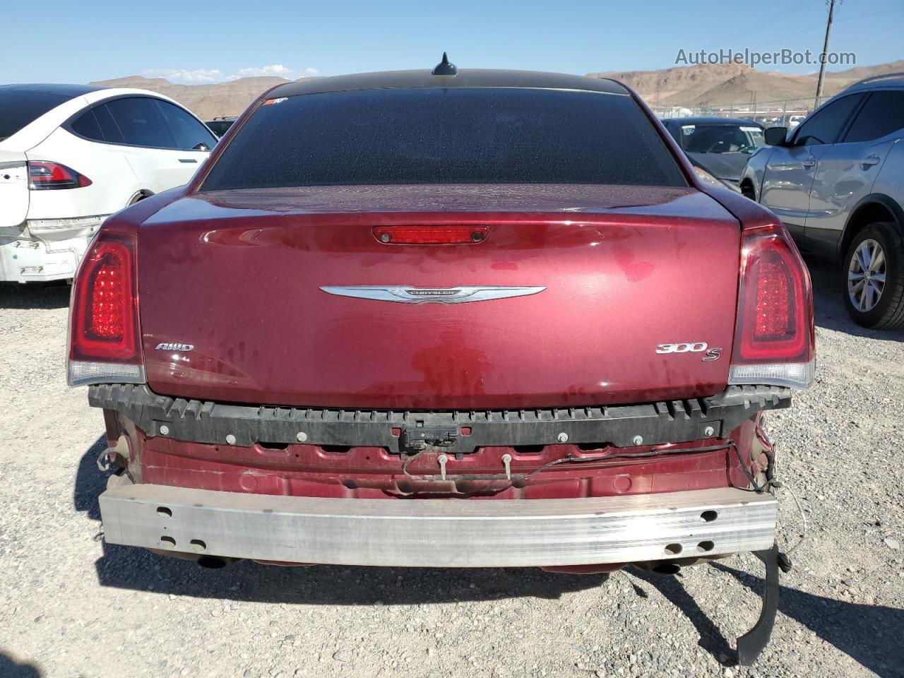 2019 Chrysler 300 S Red vin: 2C3CCAGG2KH689877