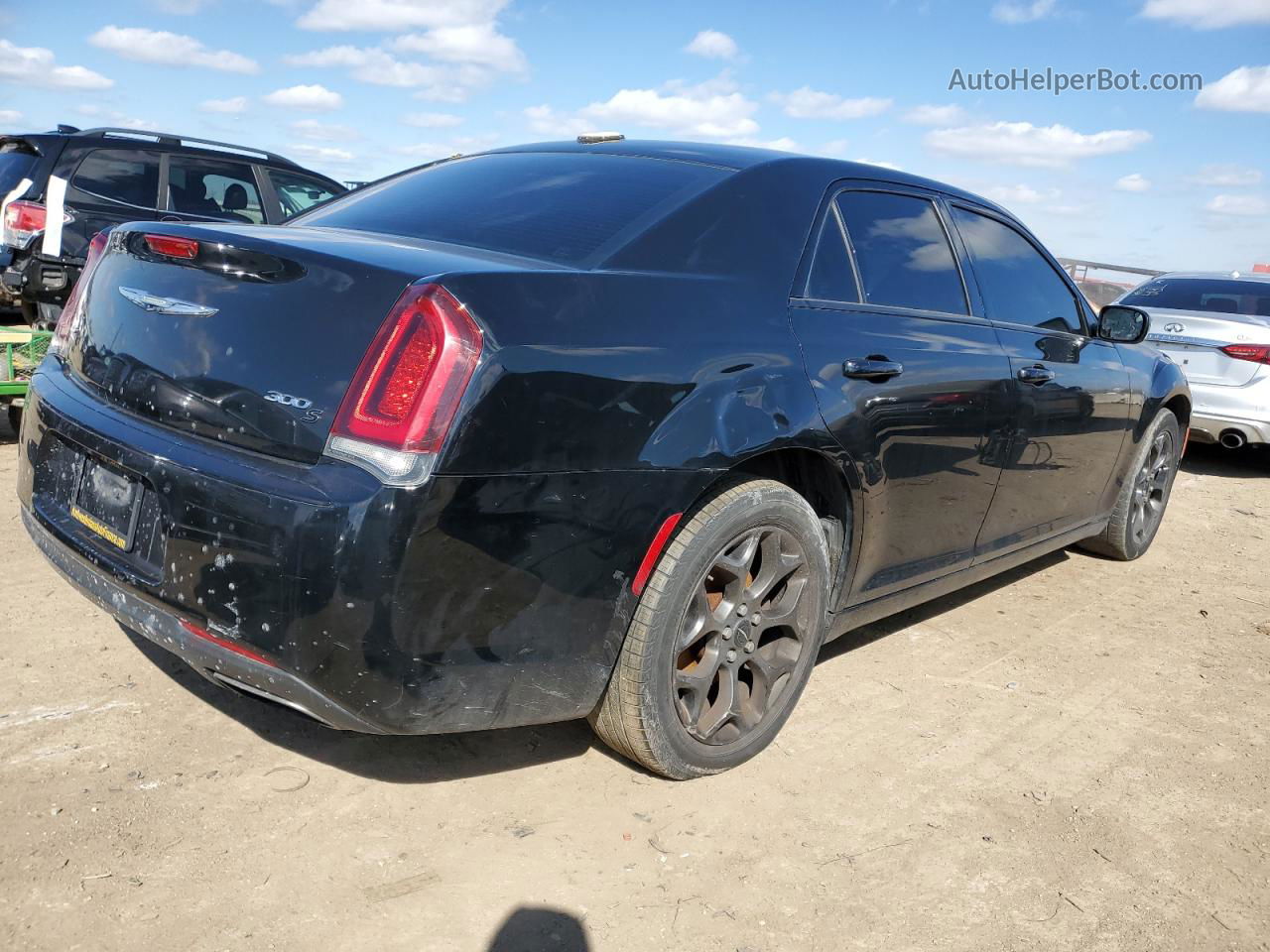 2016 Chrysler 300 S Черный vin: 2C3CCAGG3GH296042